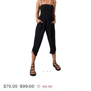 Prana - Fernie jumpsuit - Black M new without tags